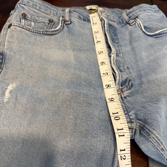 Agolde Women’s Nico High Rise Slim Distressed Button Fly Jeans Size 29 - Picture 10 of 11